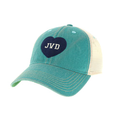 JVD Love Trucker Hat - Soggy Dollar Aqua Blue Island Fanatic