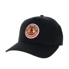 JVD Sail On Rubber Patch Hat - Soggy Dollar Black Roadie Island Fanatic