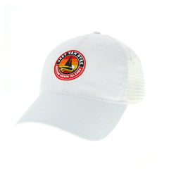 JVD Sail On Rubber Patch Hat - Soggy Dollar White Island Fanatic