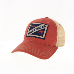 All In Patch Trucker Hat - Soggy Dollar Nantucket Red Legacy