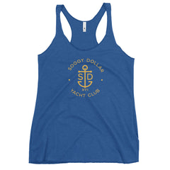 Soggy Dollar Yacht Club Women's Racerback Tank - Soggy Dollar Vintage Royal / XS Soggy Dollar