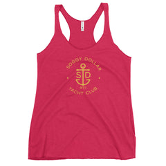 Soggy Dollar Yacht Club Women's Racerback Tank - Soggy Dollar Vintage Shocking Pink / XS Soggy Dollar
